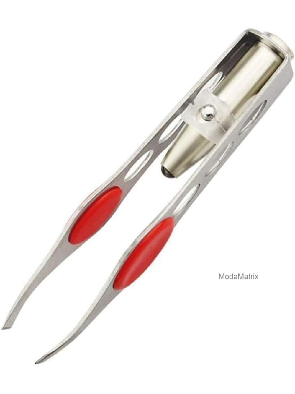 LED Light Tweezers for Hair Removal Eyebrow Eyelash Precision Grooming